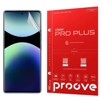 Защитная 3D гидрогелевая плёнка Proove PRO PLUS для Xiaomi Redmi Note 14 PRO 5G, глянцевая на экран