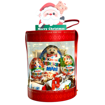 Подарочный набор сладостей Kinder Merry Christmas Киндер сюрприз "С Рождеством"