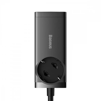 Фільтр фільтр Baseus GaN3 Pro Desktop Powerstrip 65W (2xType-C + 2xUSB + AC(EU)) black