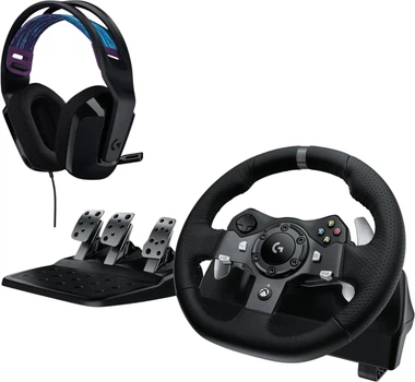 Zestaw do gier Logitech G920 + G335 Black (991-000551)