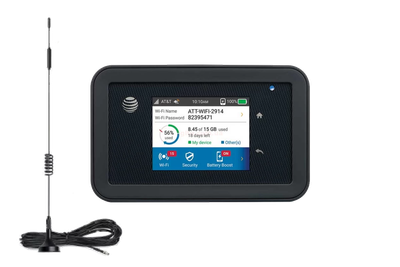 4G LTE WiFi роутер NETGEAR AC815S LTE c антенной 12дБ на магните TS9