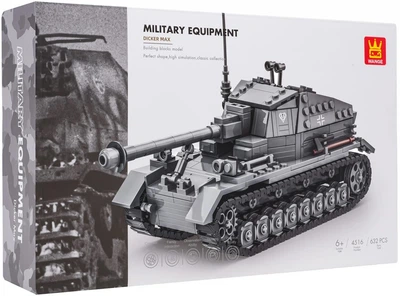 Zestaw klocków Tank Dicker Max Szary 632 elementy (5903864973365)
