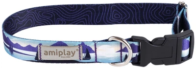 Нашийник для собак Amiplay BeNature регульований XL Trails (5907563304031)