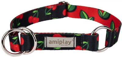 Нашийник для собак Amiplay BeHappy півзачіпний L Cherry (5907563305731)