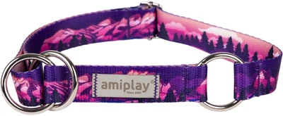 Нашийник для собак Amiplay BeNature півзачіпний M Mountains (5907563306011)