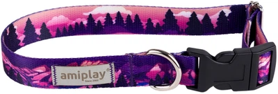 Нашийник для собак Amiplay BeNature регульований XL Mountains (5907563304017)