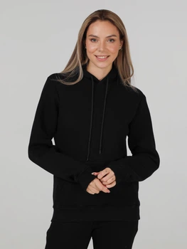 Худі тепле жіноче Ray Basic U0401W XXL Black (RAY2000000020136)