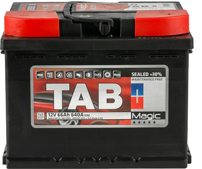 Автомобильный аккумулятор 66 Ah/12V TAB Magic (0) Euro (189 065)