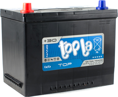 Автомобильный аккумулятор Topla 75Ah/12V Top/Energy Japan (1) 57524 (118 975)