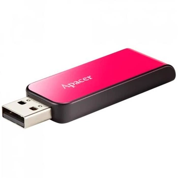 Флеш накопитель USB 64Gb Apacer AH334, Pink/Black, USB 2.0 (AP64GAH334P-1)