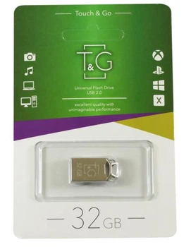 Флеш накопитель USB 32Gb T&G Metal TG110, Silver, USB 2.0 (TG110-32G)
