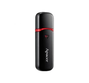 Флеш накопичувач USB 64Gb Apacer AH333, Black, USB 2.0 (AP64GAH333B-1)