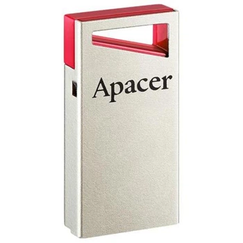 Флеш накопичувач USB 64Gb Apacer AH112, Silver/Red, USB 2.0 (AP64GAH112R-1)