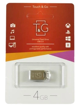 Флеш накопитель USB 4Gb T&G Metal TG110, Silver, USB 2.0 (TG110-4G)