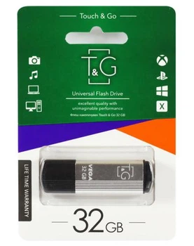 Флеш накопитель USB 32Gb T&G Vega TG121, Silver, USB 2.0 (TG121-32GBSL)