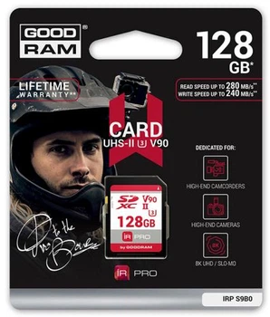 Карта памяти SDXC, 128Gb, Goodram IRDM PRO S9B0 (IRP-S9B0-1280R11)