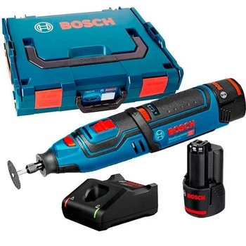 Гравер акумуляторний GRO 10,8 V-LI 2x2,0AH L-Boxx BOSCH 06019C5001