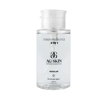 Тоник с пребиотиками для лица AG SKIN TONER PREBIOTCS 3 in 1 200 мл
