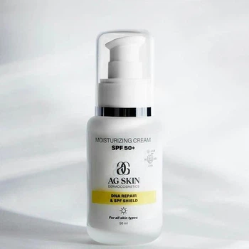 Крем AG SKIN Moisturising Cream SPF 50+ для увлажнения и защиты кожи лица от UV-излучения, 50 мл