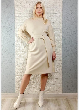 Платье Beauty Women бежевый L-XXL 35-87237