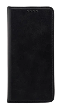 Чехол книжка Leather для Infinix NOTE 40 (X6853) на магните с подставкой черный