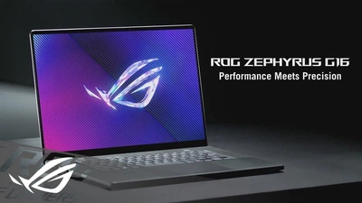 Ноутбук Asus Rog Zephyrus G16 GU605M / 16'' (2560x1600) IPS / 240Гц / Intel Core Ultra 9 185H / 16Gb DDR5 / SSD 2Tb / Geforce RTX 4070 (8Gb / GDDR6 / 128Bit) / Windows 11 / Б/В