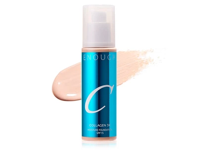 Увлажняющий тональный крем для лица с коллагеном Enough Collagen 3X Moisture Foundation SPF 15 №10 Cream, 100мл (8809605877268)