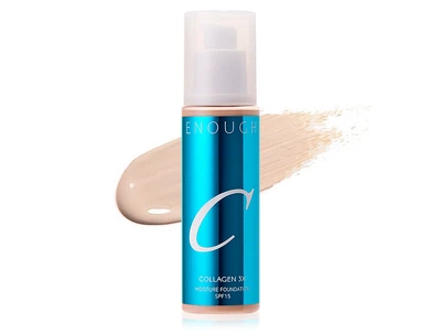Увлажняющий тональный крем для лица с коллагеном Enough Collagen 3X Moisture Foundation SPF 15 №20 Vanilla, 100мл (8809605877275)