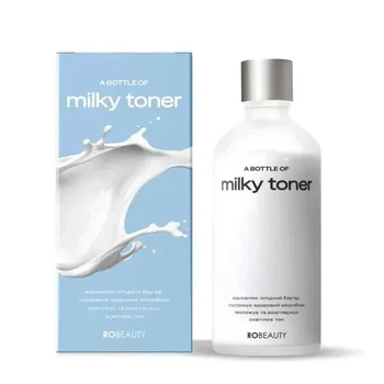 Тонер для обличчя зволоження та відновлення ROBEAUTY MILKY 100 мл
