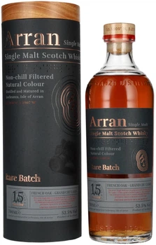 Виски Arran Rare Batch French Oak 15 лет выдержки 0.7 л 52.5% в тубусе (2021001156815)