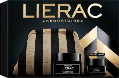 Zestaw Lierac Premium Krem 50 ml + Krem pod oczy 20 ml + Kosmetyczka (3701436934798)