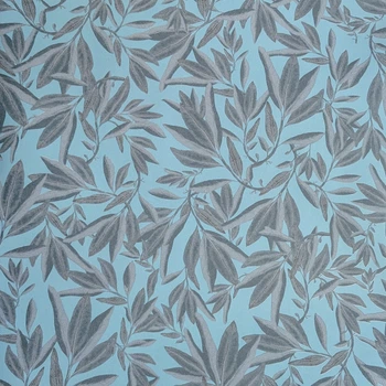 Вінілові шпалери на флізеліновій основі Decoprint Elisir EL21033 Бірюзовий Листя (53 см)