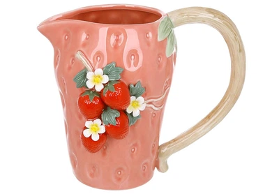 Ваза - кувшин фарфоровый Strawberry 26*17*22.5 см (457-357)
