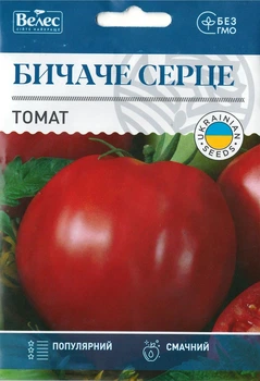 Семена Велес Томата Бычье сердце Среднеспелый 1г