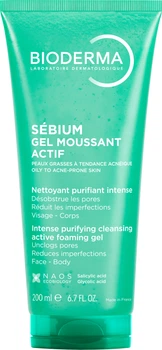 Очищувальний гель Bioderma Sebium Actif 200 мл (3701129803400)