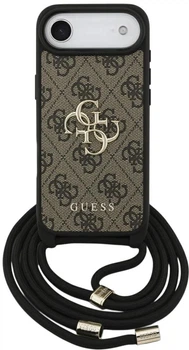 Etui Guess 4G Big Logo Cord Stap Crossbody do Apple iPhone Air Brown (3666339526788)