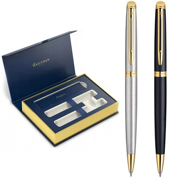Набор шариковых ручек Waterman HEMISPHERE Stainless Steel GT BP + Matte Black GT BP Золотистый 62 010b24