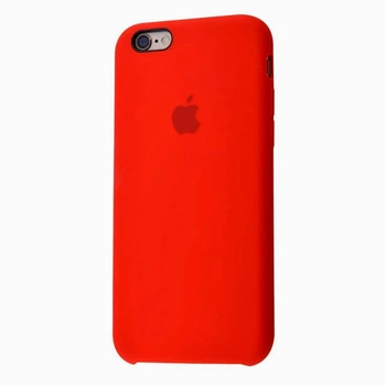 Чохол-накладка Silicone case для iPhone 5/5s (024) Red червоний