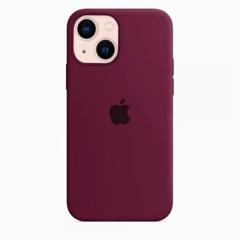 Чохол-накладка Silicone FULL case для iPhone 14 Marsala (33) марсала