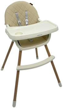 Стілець для годування дитини 2 в 1 Velano Evo Beige (4820296760213)