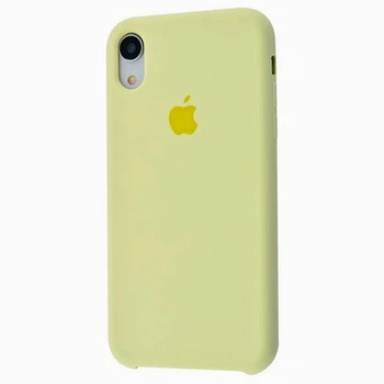 Чохол-накладка Silicone case для iPhone Xr Mellow yellow жовтий