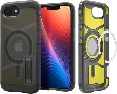 Панель Spigen Tough Armor MagSafe для Apple iPhone 16e Clear Gray (SPN16738)