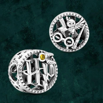 Срібна намистина шарм "Символи Гаррі Поттера" Гаррі Поттер Pandora (Пандора) 799127C01