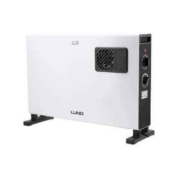Обогреватель конвекторный LUND от электросети 230 В 2 регулировочных режима 1.25 и 2 кВт с вентилятором (68650)