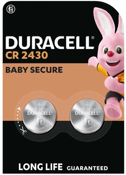 Батарейка Duracell CR2430 Lithium 3v (2 шт.)