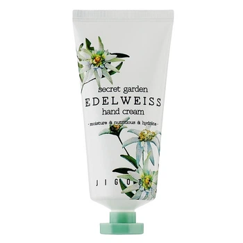 Крем для рук з екстрактом едельвейсу Jigott Secret Garden Edelweiss Hand Cream, 100 мл (8809541281983)
