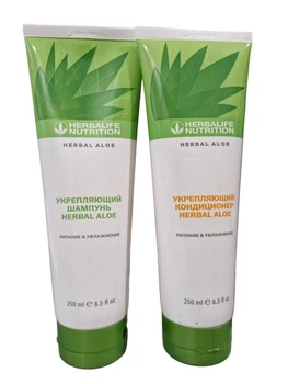 Набор Укрепляющий Шампунь + Укрепляющий Кондиционер Herbal Aloe Гербалайф Питает и увлажняет волосы Восстанавливает структуру волос Косметика Гербалайф Herbalife, (250мл+250мл)