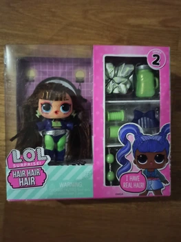 Трещина! Игровой набор Lol Surprise стильные прически Drummer q.t. ! Hair Hair Hair doll. series 2 кукла лол