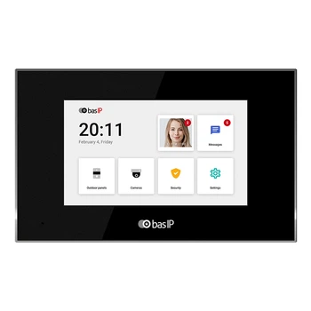 IP відеодомофон 7" Bas IP AQ 07LL Black чорний (28166 1)