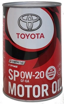 Моторна олива TOYOTA Motor Oil 0W-20 SP 1л. 0888013206